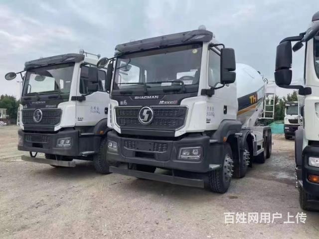 2台21年德龙新车14方二手搅拌罐车、三包售后的图片