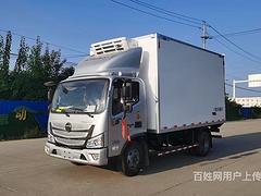 兰州福田欧马可4.2米绿通运输冷藏车厂家报价多少钱一辆