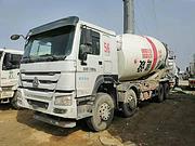 18年二手豪沃大20方搅拌车 三一上装380马力