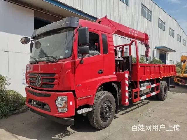 全国联保售后 出厂整车 东风8吨4节随车吊 优惠价的图片