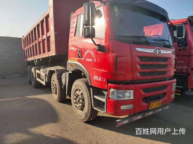 萍乡18年底解放悍威前四后八自卸车290马力