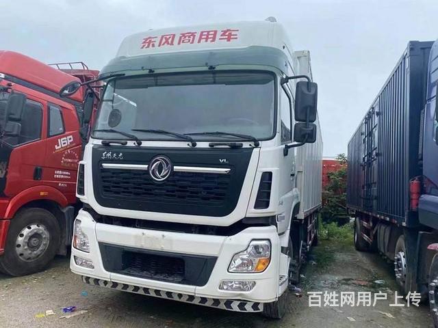 前四后四 东风天龙 厢式货车 国5的图片