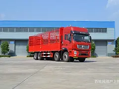 9.6米程力前四后八高栏载货车 快递仓栏载货运输车 一台也是