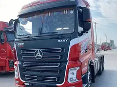 二手三一牵引车 500马力 国五 双驱带对开门花篮