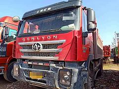 国五6米2货箱红岩杰狮后八轮自卸车 390马力