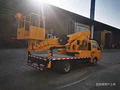江铃双排13米蓝牌高空作业车 大厂家值得信赖