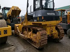 吉林周围二手推土机市场 二手山推160湿地型推土机
