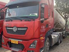 处理一批罐车 天龙 半挂车 粉粒物料运输式 国5