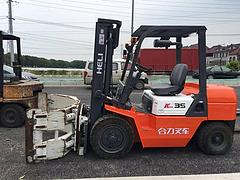二手叉车，二手圆夹包叉车，二手3吨抱夹叉车免费安装