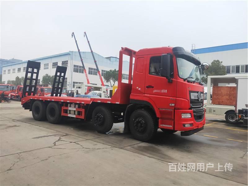 东风d7前四后八平板车 3米1短轴距 7米8板车