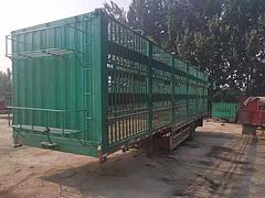 13米二手畜禽运输半挂车 拉牛羊猪牲口专用