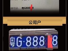 公户车牌粤G888X8转让