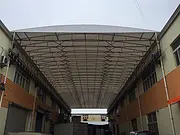 嘉兴二手雨棚出售，全新雨棚定制，伸缩蓬、推拉篷，停