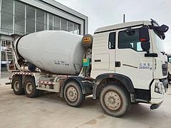 出售20年二手豪沃轻量化搅拌车 大16方340马力