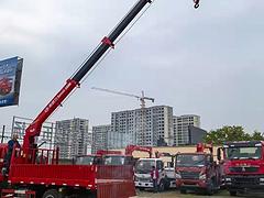 国六小黄牌单桥石煤随车吊 山区定制版