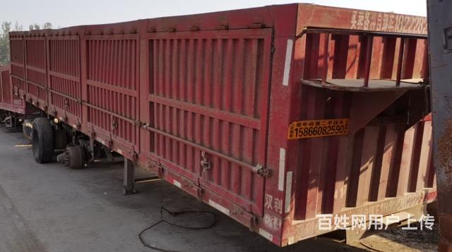 转让11米二手侧翻半挂车 宽2.5米 高1.5米的图片