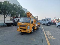 出售国六江铃蓝牌14米高空作业车 伸缩臂高空作业车