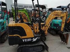 长沙本地二手挖掘机市场 转让玉柴20小挖机现货包邮