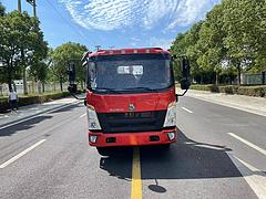 重汽蓝牌黄牌平板车　小挖掘机拖板车　二手蓝牌平板车