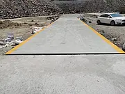二手地磅转让 100吨槽钢地磅出售
