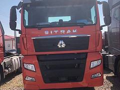 出售一台二手汕德卡牵引车 双驱480马力国五自动挡