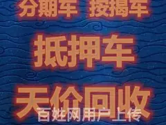 衡阳地区收分期车抵押车