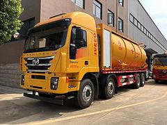 上汽红岩33方前四后八清洗吸污车 管道清淤粪污清理