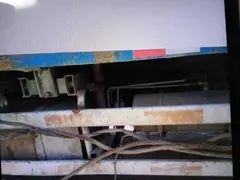 托板车，福田瑞沃140侧翻，拉小勾机