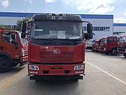 出售拖150挖机拖车 解放J6平板拖车 可分期