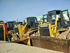 沧州二手山推220湿地推土机出售 原装车带松土器