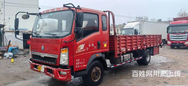 16年5.4米豪沃平板车， 全车原版原漆的图片