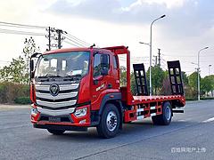 舟山福田欧曼挖掘机运输车 玉柴200马力拉150挖机拖车