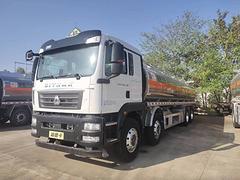 出售汕德卡铝合金前四后八油罐车 国六排放 可分期