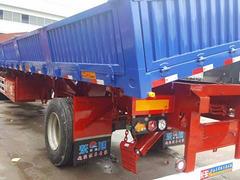 厂家直销订制13米标车侧翻半挂车 箱高60公分