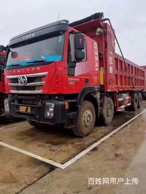 二手上汽红岩杰狮前四后八自卸车 国五 430马力的图片