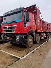 二手上汽红岩杰狮前四后八自卸车 国五 430马力