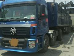 13年9月欧曼 380马力半挂车 高栏 13米轻体