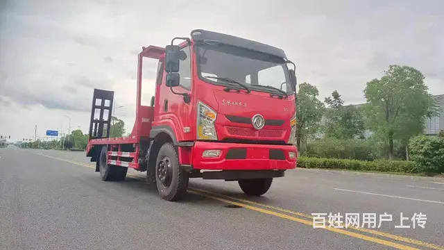 东风单桥平板拖车厂家直销首付3万提车的图片