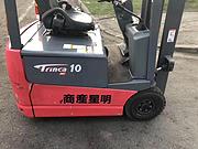 力至优1吨三支点电动叉车 小体积仓储专用二手叉车
