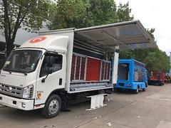 带升降的LED宣传车 国五宣传车图片