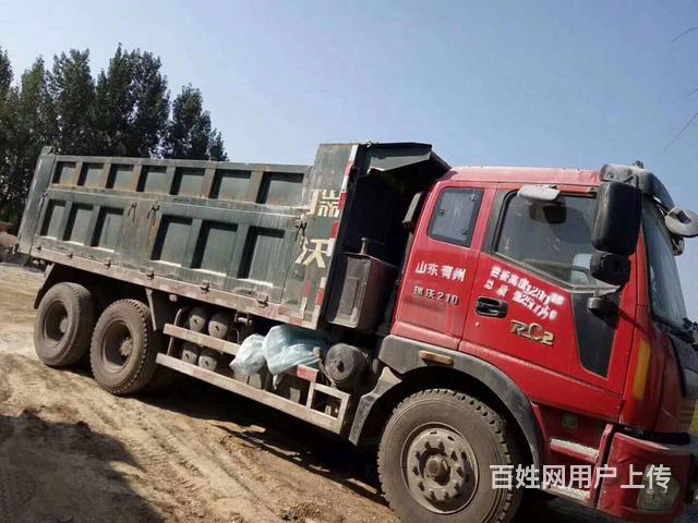 个人急转13年大箱5.6米瑞沃自卸车的图片
