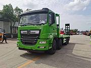 东风专底D7平板车 拖35吨重载型挖机平板拖车现车