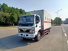 蓝牌东风多利卡D6危险品箱式运输车 手续齐全