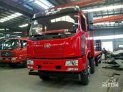 解放J6小三轴平板车 拖25吨挖机平板拖车 可分期