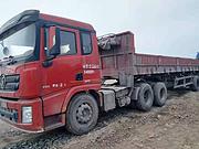 18年二手陕汽德龙X3000牵引车430马力带挂