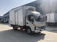 许昌4.2米江淮骏铃V5冷藏车装30到50个肉钩价格便宜