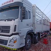18年东风天龙，三桥9.6米高栏车，带全保-险