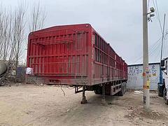 出售13米二手花篮半挂车 直梁  自重8吨原版车