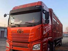 出售二手解放载货车 9.6米高栏 国五 前四后八