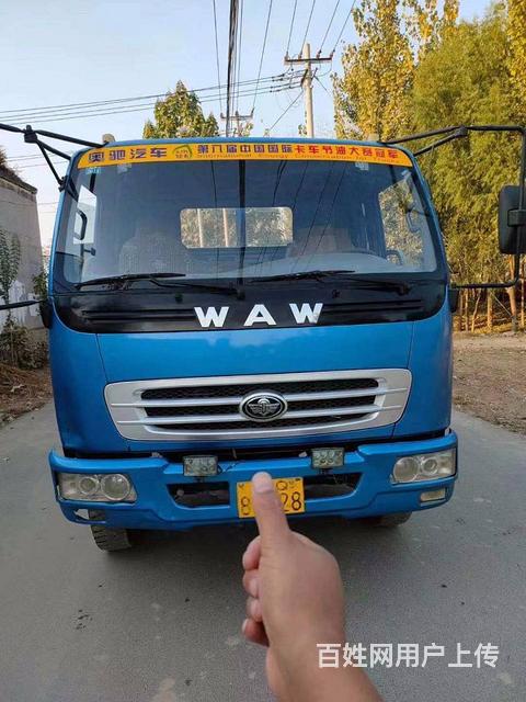 蚌埠出售13年奥驰平板货车，5米，小黄牌的图片